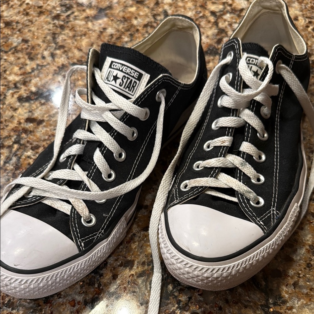 Converse All Star Black Canvas Sneakers